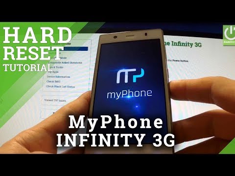 Hard Reset myPhone Infinity 3G - how to perform Factory Reset