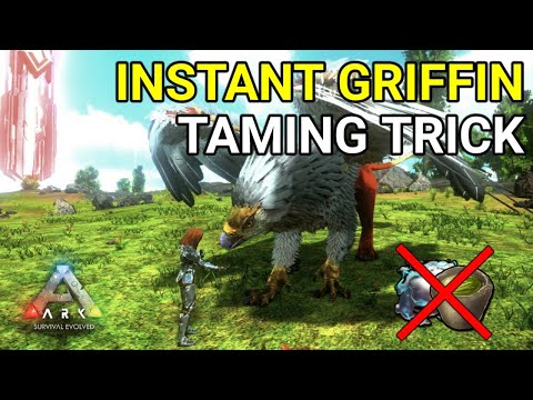 How To Tame Max Level(450) Royal Griffin, Fast Taming Trick | ARK Survival Evolved Mobile