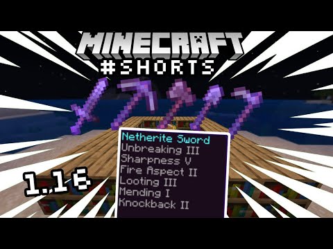 The Best Enchantments for Every Tool in Minecraft #shorts
