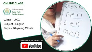 UKG | Rhyming Words | Learn Phonics For Kids | Alphabet Sounds | Ruby Park Public School Thumbnail