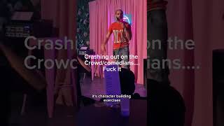 Crashing out at the tiny cupboard in New York #funny #comedy #crazy