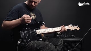 Video thumbnail for Squier Sonic Stratocaster HSS MN BLK | TV Guitar Center by TVGuitarCenter