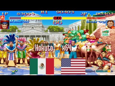 @hsf2: Hokuto (MX) vs x64 (US) [Hyper Street Fighter II Fightcade] Jun 21