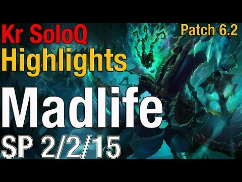 CJ Entus [Madlife] - Thresh vs Trundle - S6 Kr LoL Ranked highlight #5