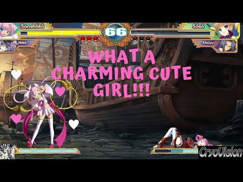 WHAT A CHARMING CUTE GIRL!!! Sonshōkō vs Sōsō Koihime Enbu Ryo Rai Rai