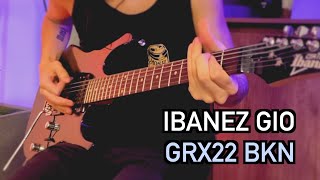 Video thumbnail for Sound Check: IBANEZ GIO GRX22 BKN by FTR Guitars