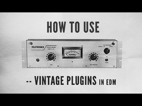 How To Use Vintage Plugins in EDM with Kirk Degiorgio - Snare through 1176, J37 and Kramer Tape