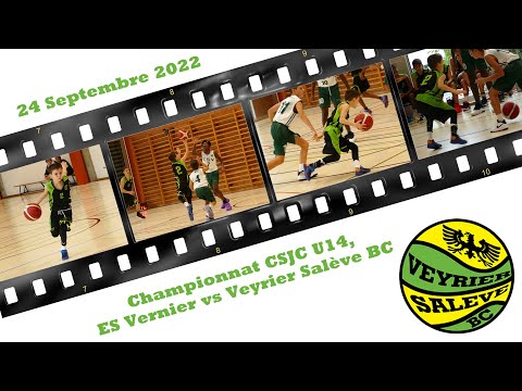 Match U14 CSJC à ES Vernier, 24 septembre 2022, full highlights