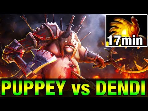 Puppey Pudge vs Dendi Mirana - 17min Midas - Dota 2