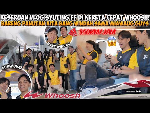 KESERUAN ANDRA MAIN FF DI KERETA CEPAT DITEMENIN NAYYA BARENG PANUTAN GAMING BG WINDAH & MIAWAUG😱