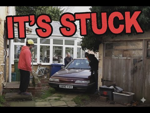 Rescuing This 92 Citroen XM Out of a Garden