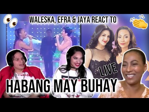 Reacting to Jaya & Regine Velasquez WITH JAYA!🤯😍|Waleska & Efra to Regine Velasquez-Habang May Buhay