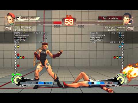 Battaglia Ultra Street Fighter IV: Cammy vs Sakura