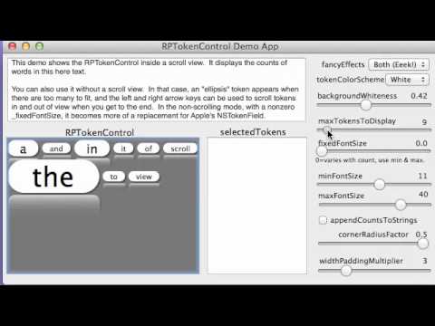 RPTokenControl Demo