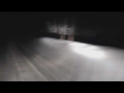 BMW 735 E32 having fun on snowy roads and crashing twice!