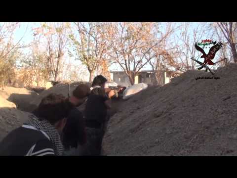 اشتباكات خاضتها كتيبة الحافظ الذهبي التابعة للواء مغاوير الغوطة مع قوات النظام في بلدة الزمانية في ريف دمشق