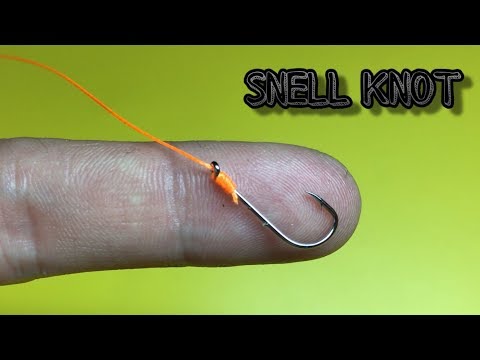 Snell knot. Лучший рыболовный узел. Как привязать крючок к леске
