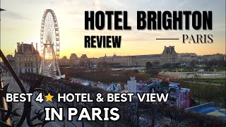 HIDDEN GEM, BEST VIEW HOTEL IN PARIS!! Hotel Brighton 4⭐ Honest Review [4K]