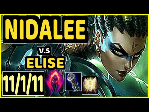 FLAWLESS (NIDALEE) vs ELISE - 11/1/11 KDA JUNGLE GAMEPLAY - KR Ranked GRANDMASTER