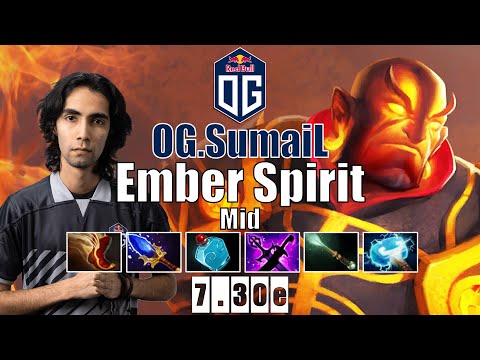 Ember Spirit Mid | OG.SumaiL | SUMAIL IS READY FOR REVENGE | 7.30e Gameplay Highlights