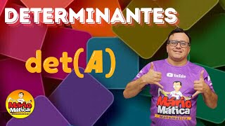 COMO CALCULAR O DETERMINANTE DE UMA MATRIZ QUADRADA DE ORDEM 2 E ORDEM 3