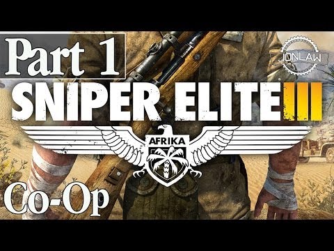 Sniper Elite 3 Walkthrough - Part 1 Co-Op w/ DanQ8000 PC Gameplay