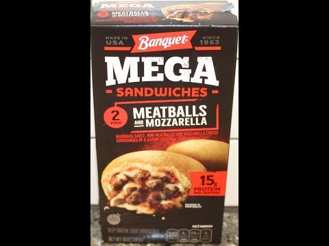 Banquet Mega Sandwiches: Meatballs & Mozzarella Review