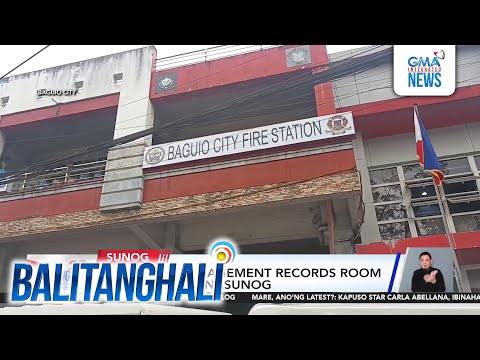 Financial management records room ng DPWH-CAR, nasunog | Balitanghali