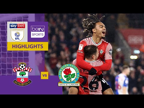 Southampton v Blackburn Rovers | EFL Championship 23/24 Match Highlights