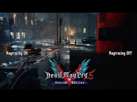 Devil May Cry 5 Special Edition - Ray Tracing Comparison | PS5