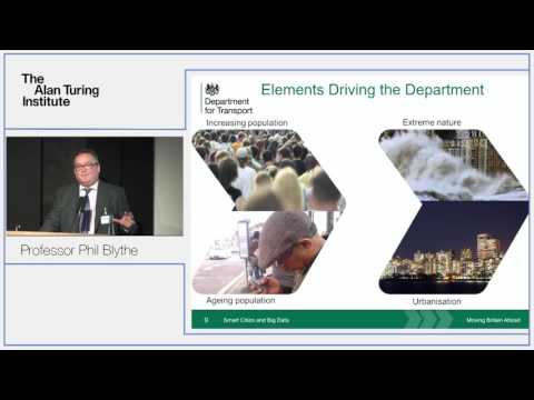Turing Lecture: Chief Scientific Advisor for the Department of Transport, Phil Blythe