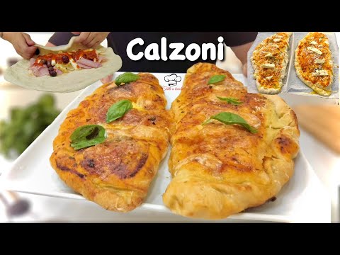 CALZONI al forno GRANDISSIMI in casa come in pizzeria 🍕