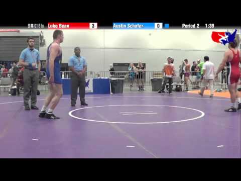 Luke Bean vs. Austin Schafer at 2013 Junior Nationals - FILA - FS