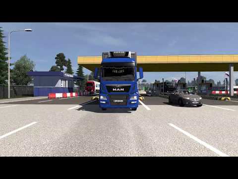 ETS2 "Drumuri Europene"Vyazma(RUS) - Minsk(BY) Rus Map - MAN TGS 18.540 Tandem