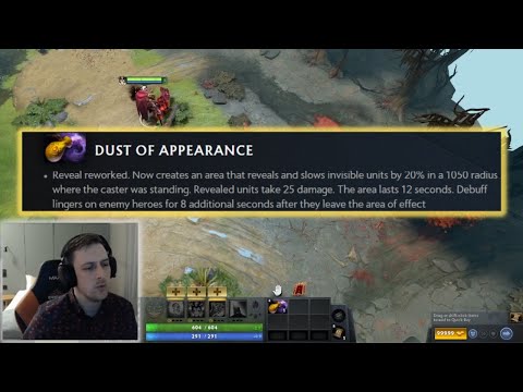 Purge demo & explains the "Dust of Appearance" reworked in 7.33 patch