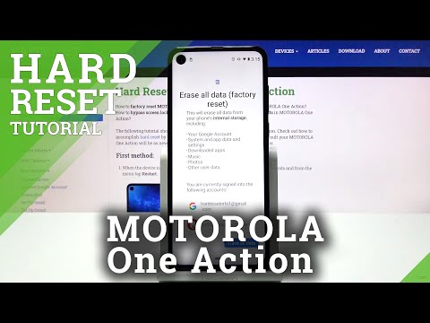 Hard Reset Motorola One Action  - Factory Data Reset via Settings