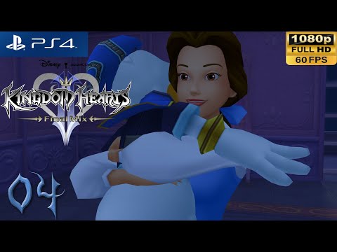 [PS4 1080p 60fps] Kingdom Hearts 2 Walkthrough 4 Beast's Castle - KH HD 1.5 + 2.5 Remix
