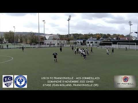 DIMANCHE 7 NOVEMBRE 2021 U18 D1 FC FRANCONVILLE - ACS CORMEILLAIS LES BUTS