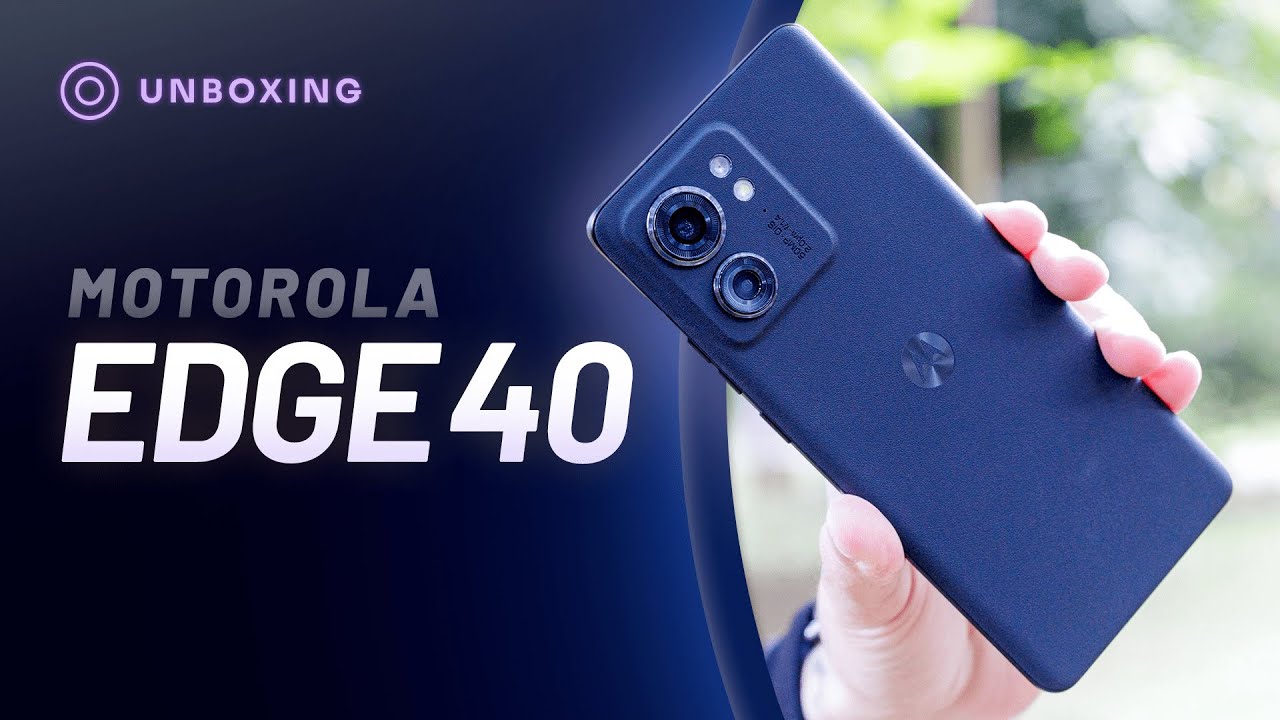 MOTOROLA EDGE 40 com carregador de 68W na caixa e tela de 144Hz, um Moto de alto nível para 2023