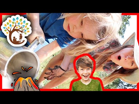Axel and River Learn About Volcano Eruptions! - Life Learning Littles