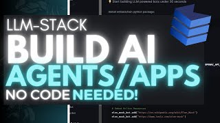 LLMStack: データを使用して AI アプリ、チャットボット、エージェントを構築する方法 - オープンソースでコード不要!