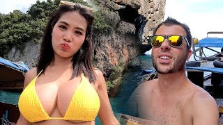 Thai Girlfriend Mad I Poo Poo💩 In The Water 🐟 - Island Boat Tour