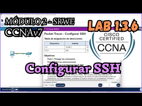 1.3.6 Packet tracer - Configurar SSH (Resolucion)
