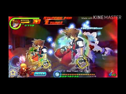 KH UX : trident Tail Raid Boss 2 Turns