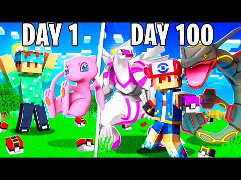 I Spent 100 DAYS In LEGENDARY ONLY PIXELMON! (Pokémon in Minecraft)