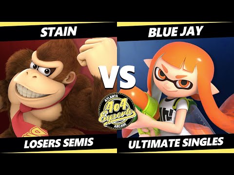 4o4 Smash Night 24 Losers Semis - Stain (Donkey Kong) Vs Blue Jay (Inkling) SSBU Ultimate Tournament