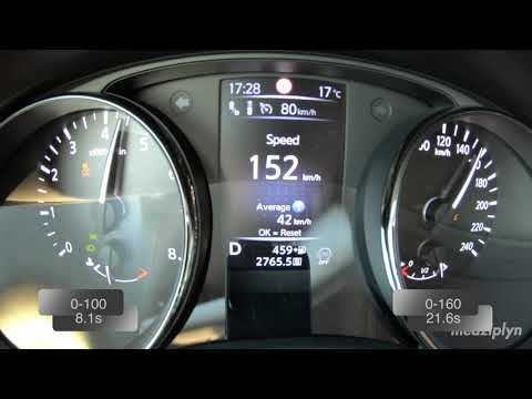 2020 Nissan X-Trail 1.33 DIG-T 160Hp 7DCT 2WD Acceleration 0-100-160km/h, 80-120km/h