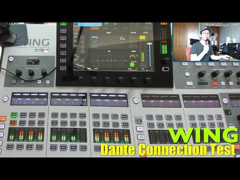 Dante Equipment Connection Test for Internal Dante Card on WING