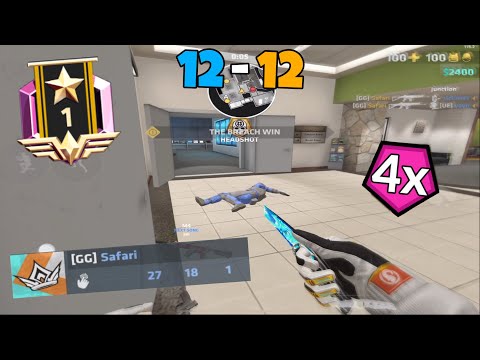 Critical Ops: TRYHARDING in an INSANELY TIGHT ELITE OPS RANKED GAME.. 