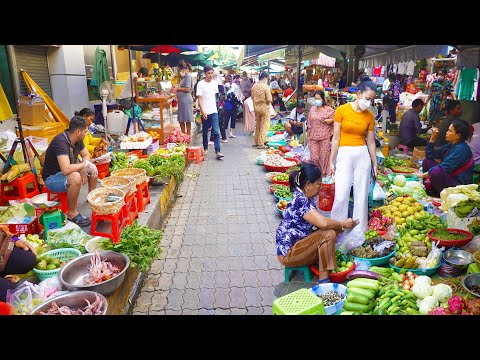 Cambodian Routine Food Lifestyle & People Activities - Fresh Vegetables, River Fishes, And More